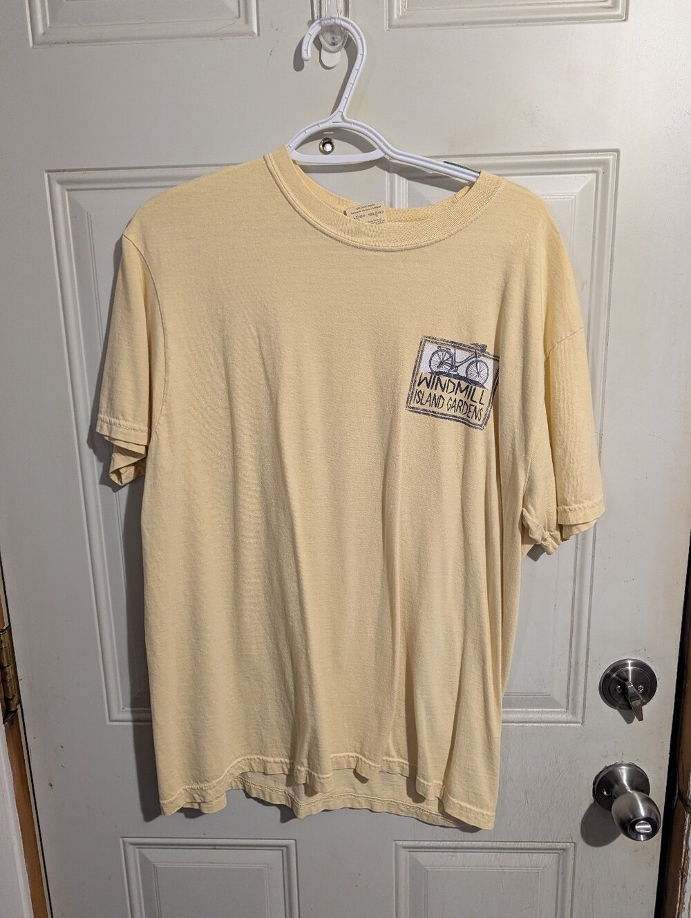 Pocket Logo Tee - Light Yellow